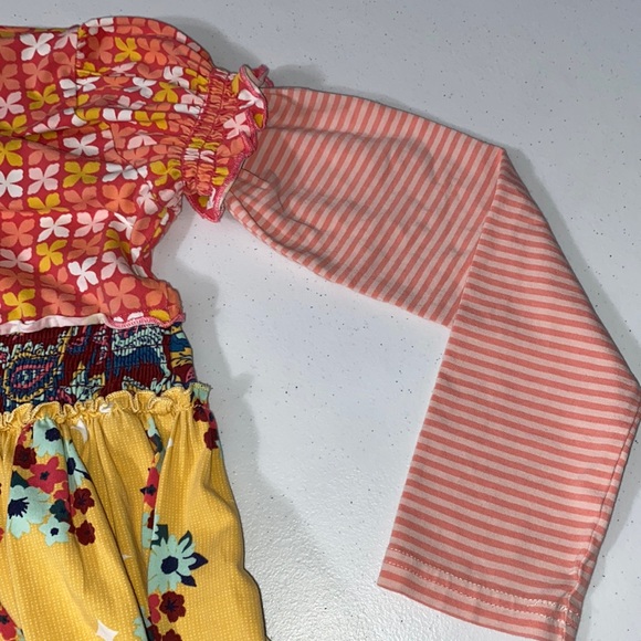 Matilda Jane Annika Girl’s Long Sleeve Twirl Floral Ruffle Dress Size 10 - Picture 8 of 14